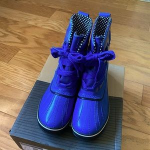 Blue Sorel Rain Boots